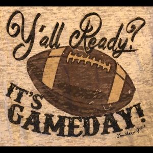Southern Grace Game Day Top SZ 10-12